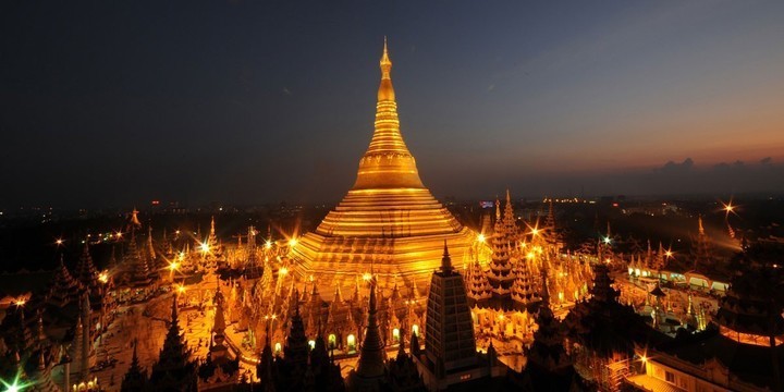 Chùa Shwedagon, Yangon (Myanmar)