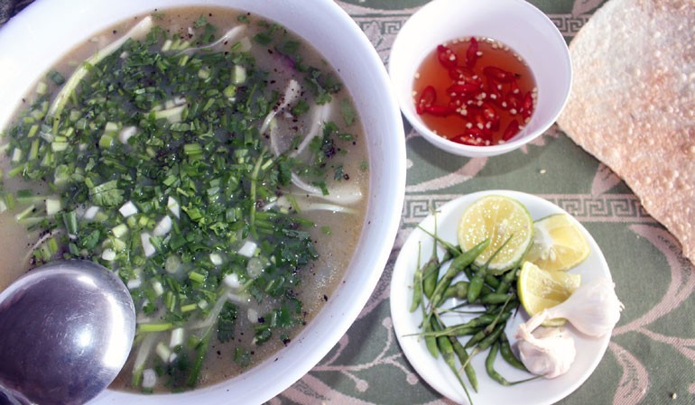 Hình ảnh mô tả món cháo Hàu