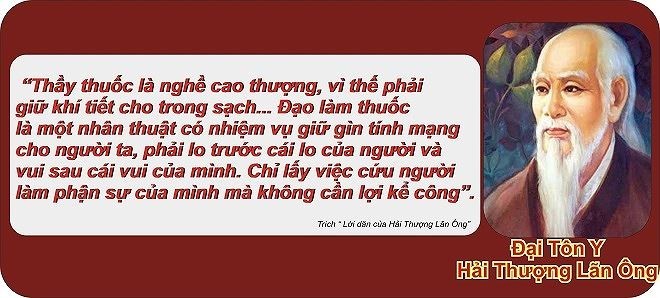 Hải Thượng Lãn Ông luôn tâm niệm phải hết lòng vì bệnh nhân