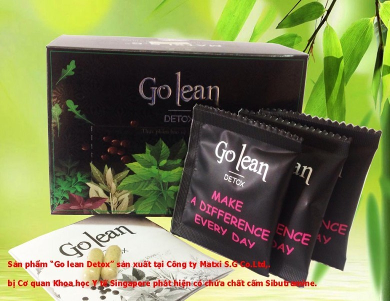 Trà giảm cân Go lean Detox được quảng cáo và bán rầm rộ trên nhiều trang mạng xã hội ở Việt Nam. 