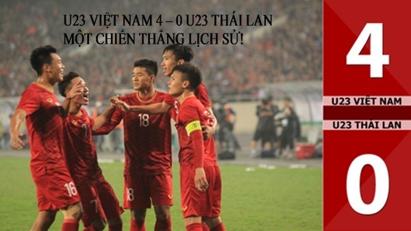 Và Mới đây U23 Việt Nam 4-0 U23 Thái Lan: Chiến thắng khó tin cũng tại Sân Mỹ Đình, Hà Nội