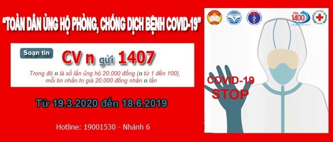 Thời gian tiếp nhận tin nhắn bắt đầu từ 0h ngày 19/3 đến 24h ngày 18/6.