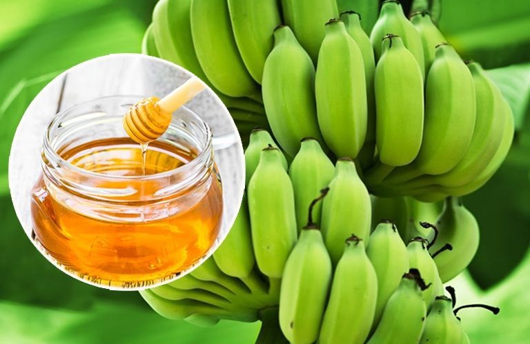 Chuối xanh và Mật ong chữa bệnh đau dạ dày
