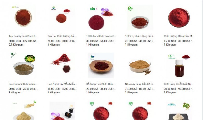 Tham khảo giá bán nhụy hoa nghệ tây đầy đủ cam kết giấy tờ chuẩn