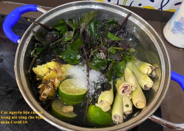 Phương pháp một: Xông bằng dược liệu