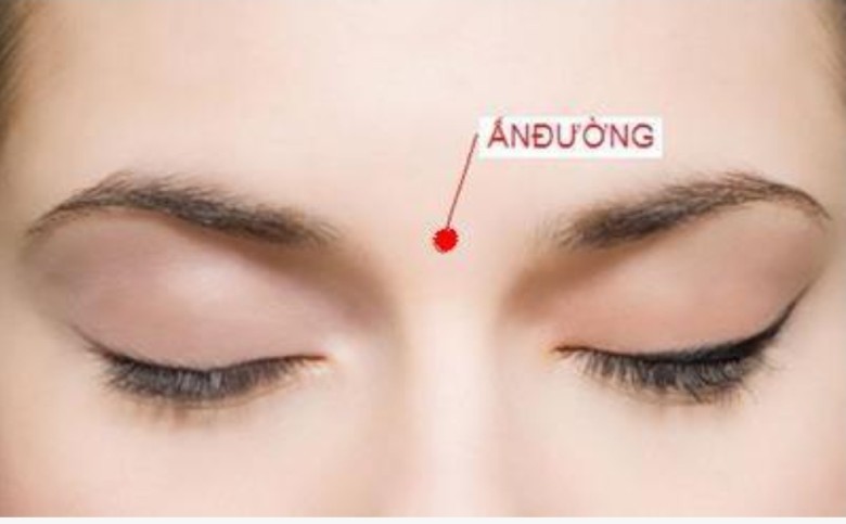 1.Huyệt ấn đường