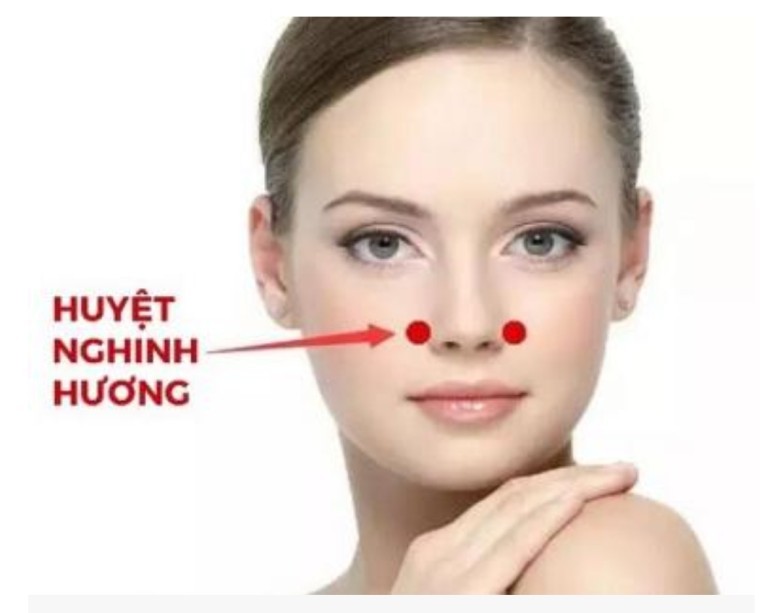 2 Huyệt nghinh hương: