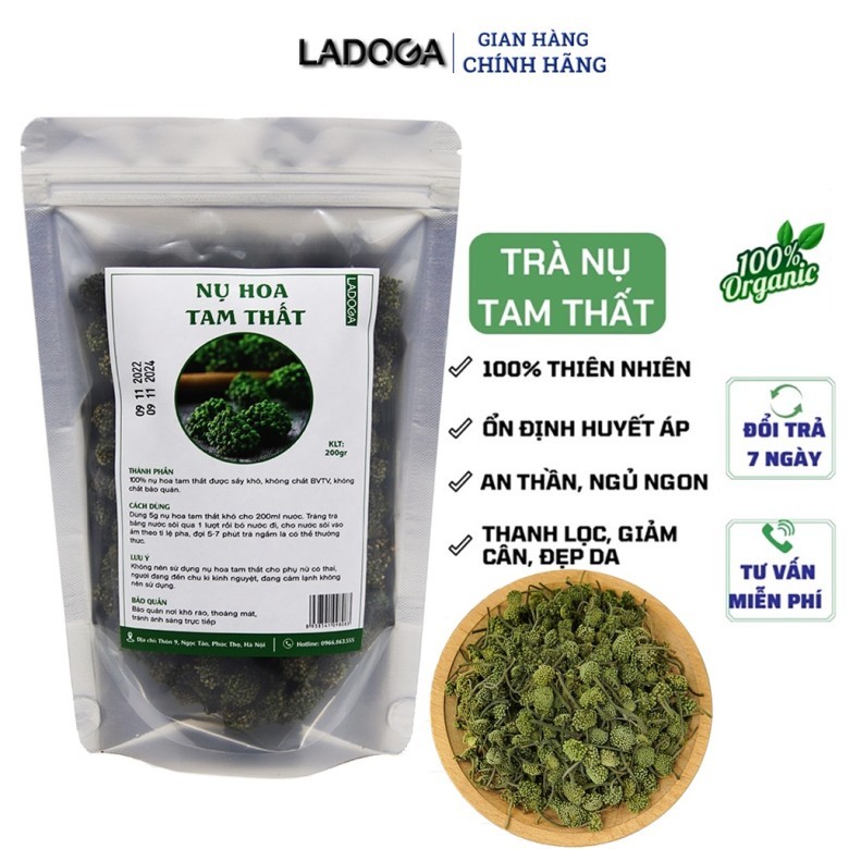 Công Dụng Tuyệt Vời Của Nụ Hoa Tam Thất Khô