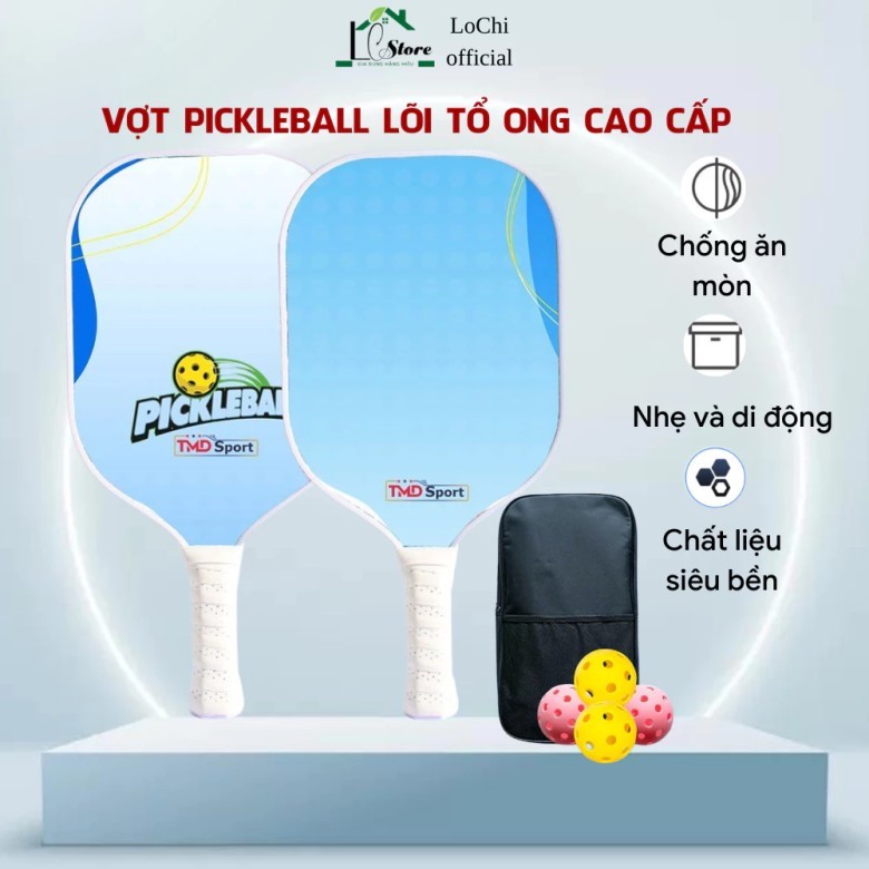 Vợt Pickleball Chuyên Nghiệp - Bộ 2 Chiếc Siêu Nhẹ