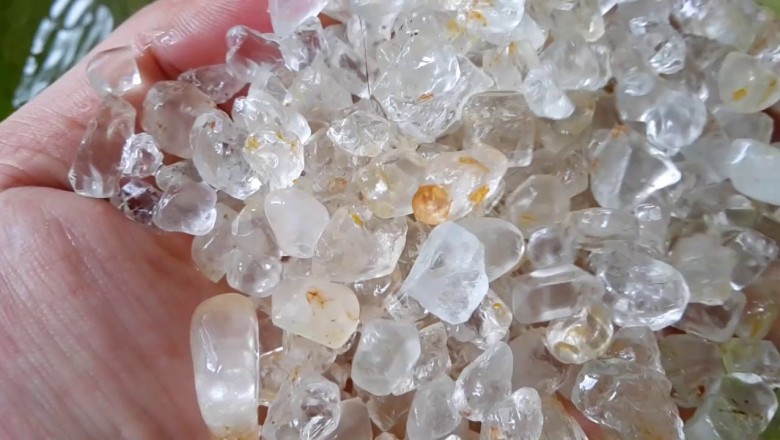 Đá topaz trắng, đá topaz trắng tinh thể
