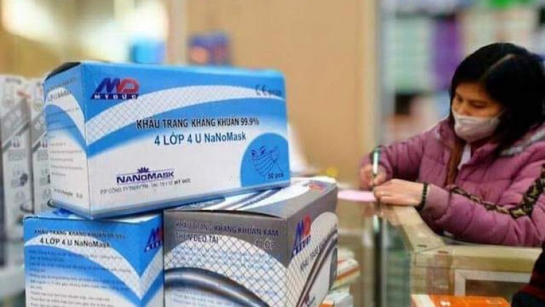 Bán hộp khẩu trang 200.000 đồng, tiệm thuốc ở Hạ Long bị phạt 25 triệu
