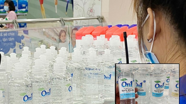 Nhập nhèm sản phẩm gel rửa tay khô sạch khuẩn 99,9%: Thu hồi sản phẩm không phù hợp