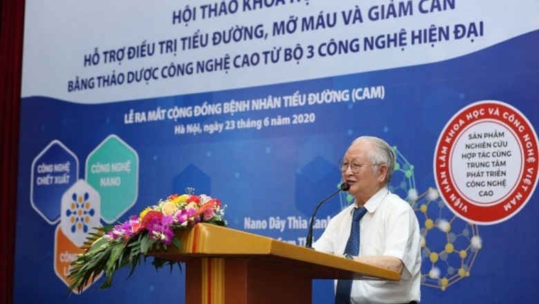 Sản xuất nano dây thìa canh, lá sen chữa tiểu đường, mỡ máu