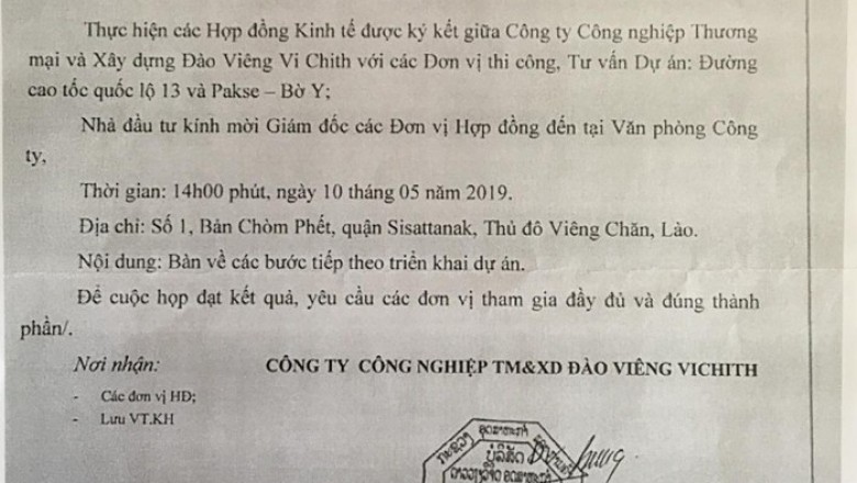 Cảnh báo doanh nghiệp Việt mắc bẫy 'dự án ma' tại Lào