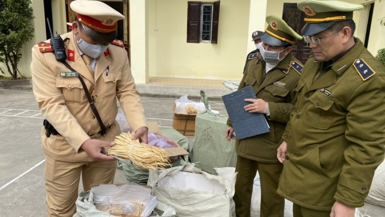 Ngăn chặn hơn một tấn dược liệu nhập lậu định tuồn về Hà Nội
