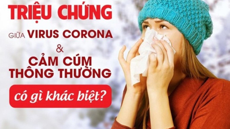 Triệu chứng giúp phân biệt giữa cảm cúm thông thường với Covid-19