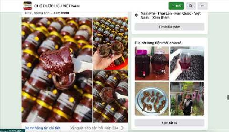 Chợ dược liệu Việt Nam mua gì cũng có số lượng bao nhiêu cũng có