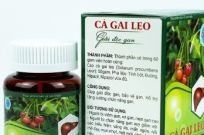 Thực phẩm bảo vệ sức khỏe Cà gai leo giải độc gan MB vi phạm Luật Quảng cáo