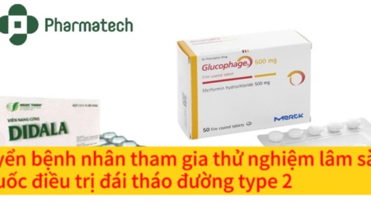 Tuyển bệnh nhân tham gia thử nghiệm lâm sàng thuốc điều trị đái tháo đường type 2