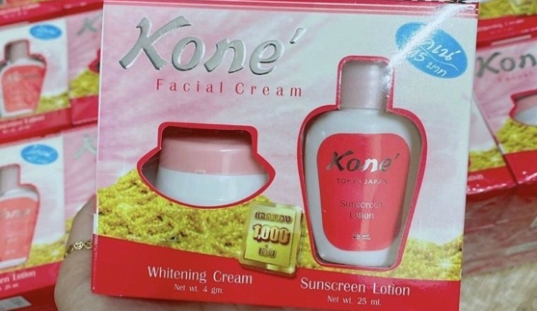 Thu hồi tiêu hiểu kem Whitening Cream Koné 3 KHÔNG còn ngậm Thuỷ Ngân độc hại