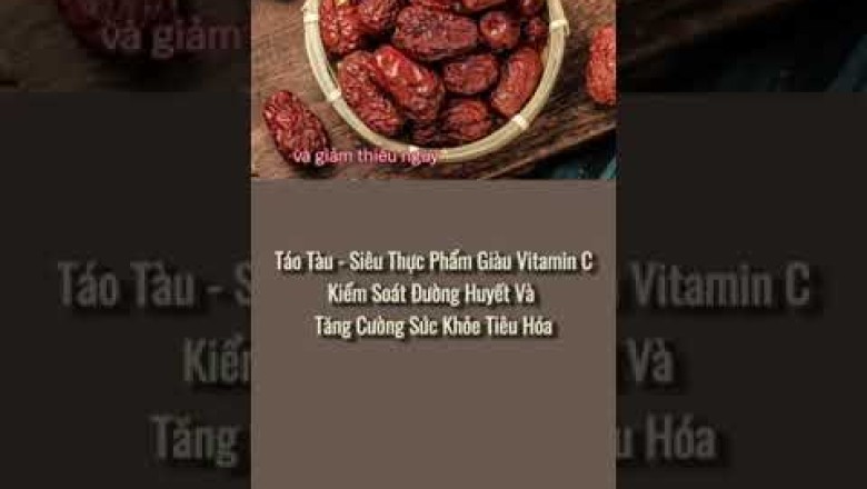 Táo Tàu Siêu Thực Phẩm Quý Giá Đối Với Sức Khỏe Hơn Cả Vitamin C #TáoTàu #SiêuThựcPhẩm #VitaminC #KiểmSoátĐườngHuyết