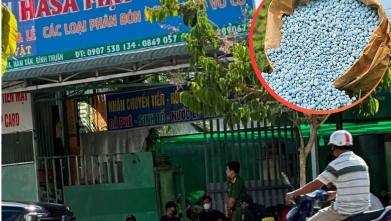 Thu giữ 50 tấn phân bón của Công ty TNHH Hasa Mặt Trời do chứa nhiều chất cấm